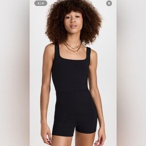 Reformation dev ecostretch Black Short jumpsuit, XL